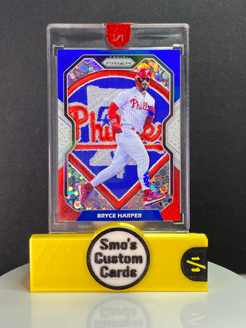 Bryce Harper Prizm RWB Stare Down Phillies Patch 1/1