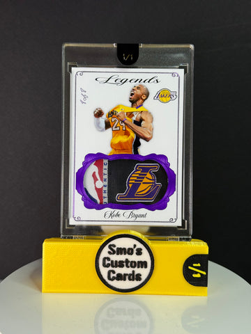 Kobe Bryant Celebration Jersey Flex Lakers Jersey Laundry Tag Patch 1/1