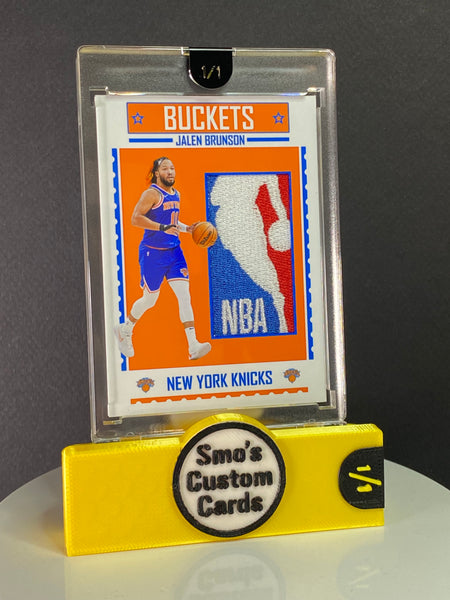 Jalen Brunson Buckets NBA Logoman Patch 1/1