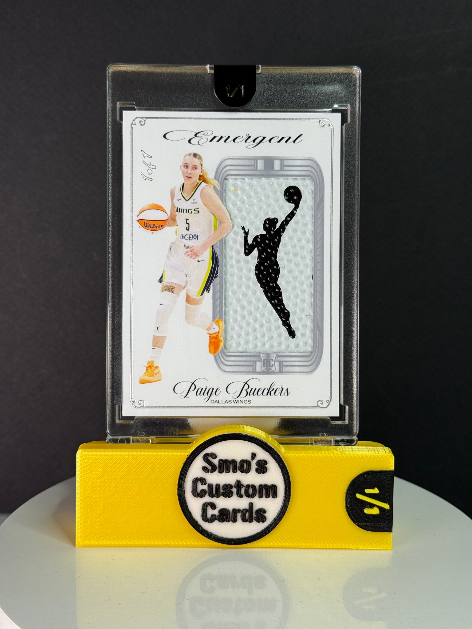Paige Bueckers Emergent WNBA Logoman 1/1