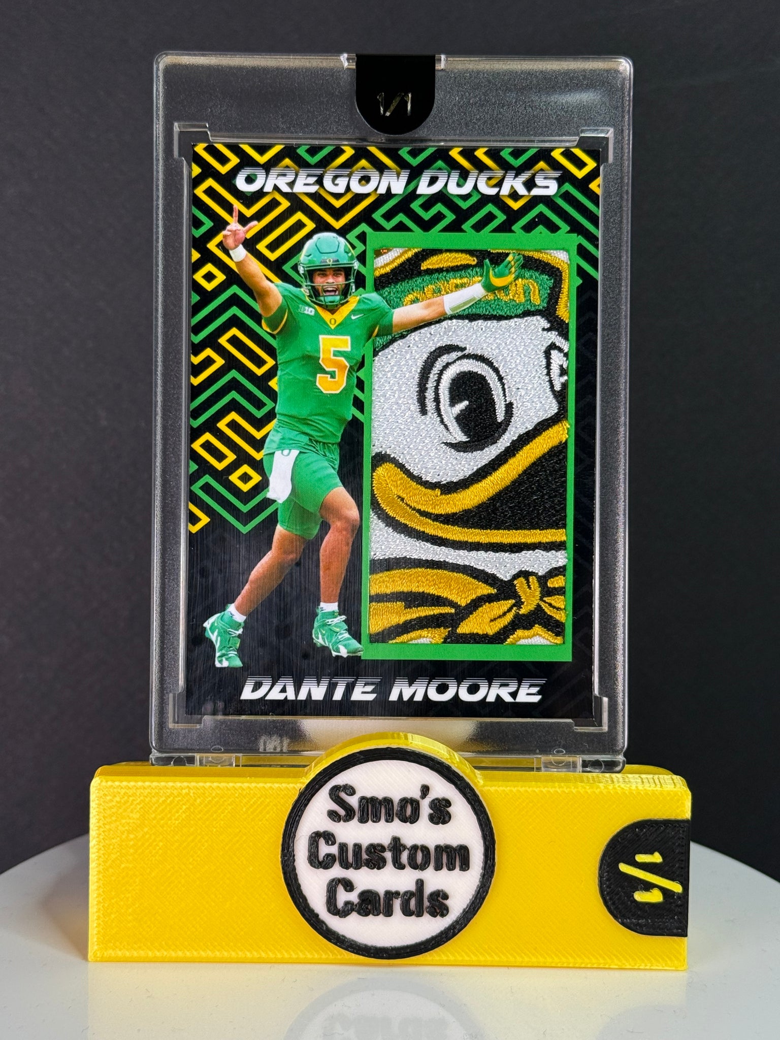 Dante Moore Celebration Oregon Ducks Patch 1/1