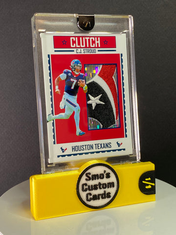 C.J. Stroud Clutch Houston Texans Patch 1/1