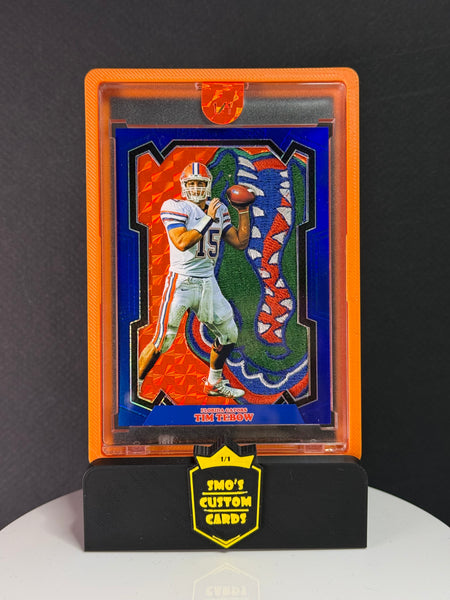 Tim Tebow Prizm Blue Florida Gators Patch 1/1