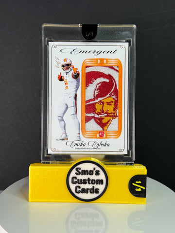 Emeka Egbuka Emergent Creamcicle Throwback Buccaneers Patch 1/1