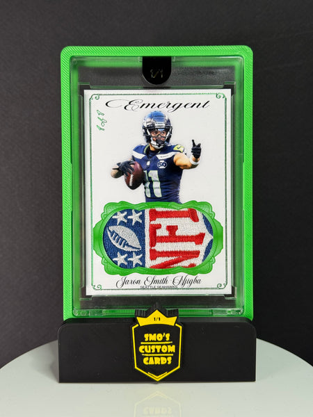 Jaxon Smith-Njigba Emergent Seattle Seahawks NFL Shield Patch 1/1