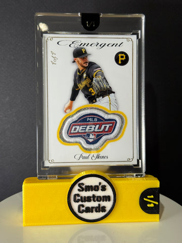 Paul Skenes Emergent MLB Debut Patch 1/1
