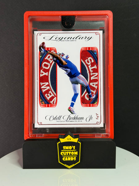 Odell Beckham Jr "The Catch"  New York Giants Dual Patch 1/1