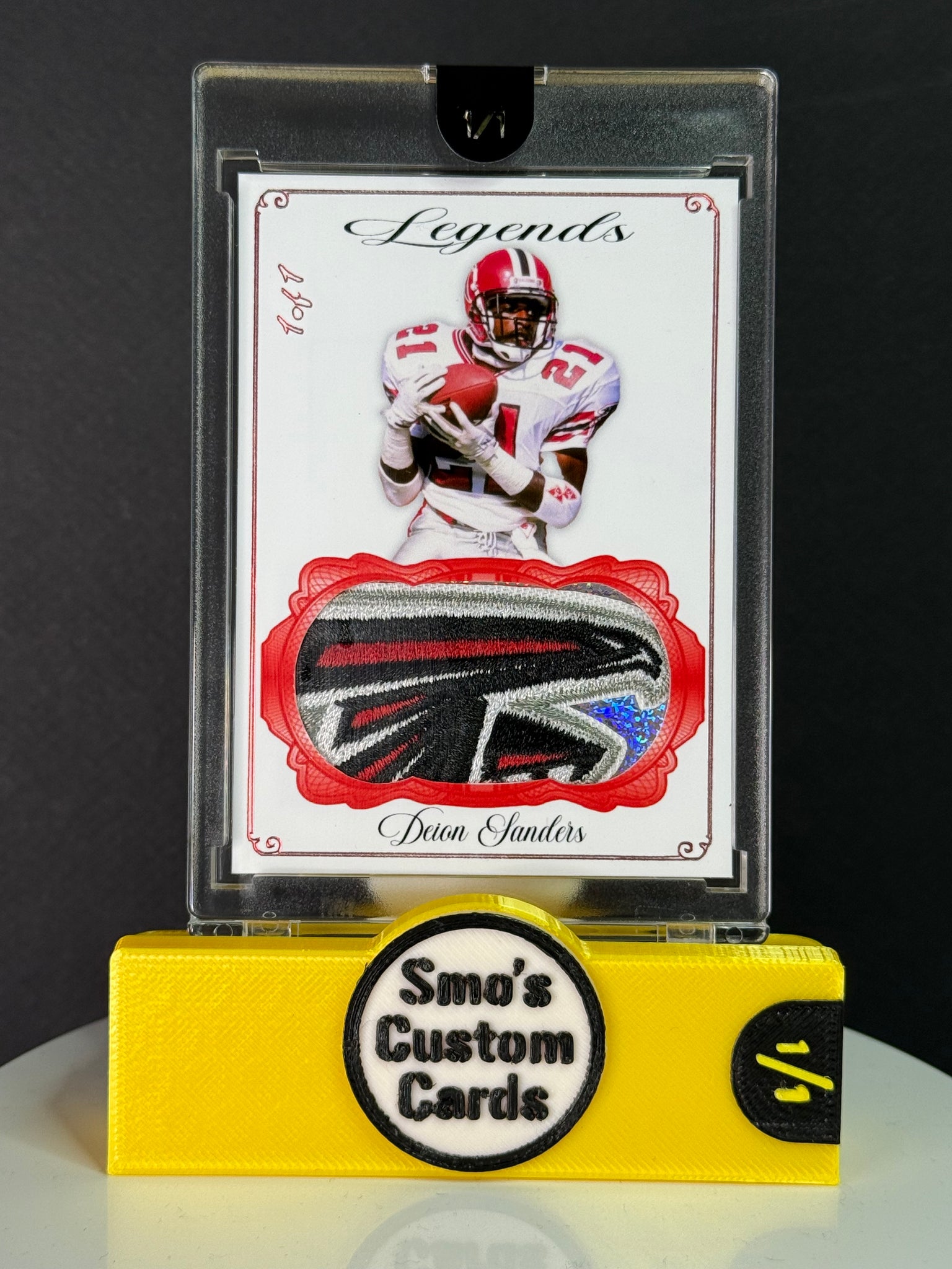 Deion Sanders Legends Ruby Falcons Patch 1/1