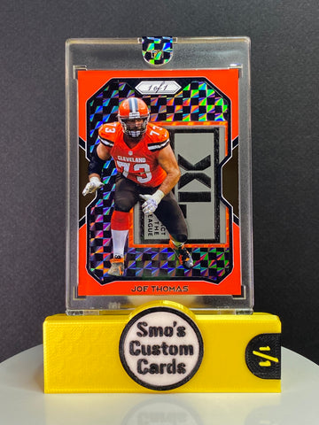 Joe Thomas Mosaic Cleveland Browns XL Tag Patch 1/1