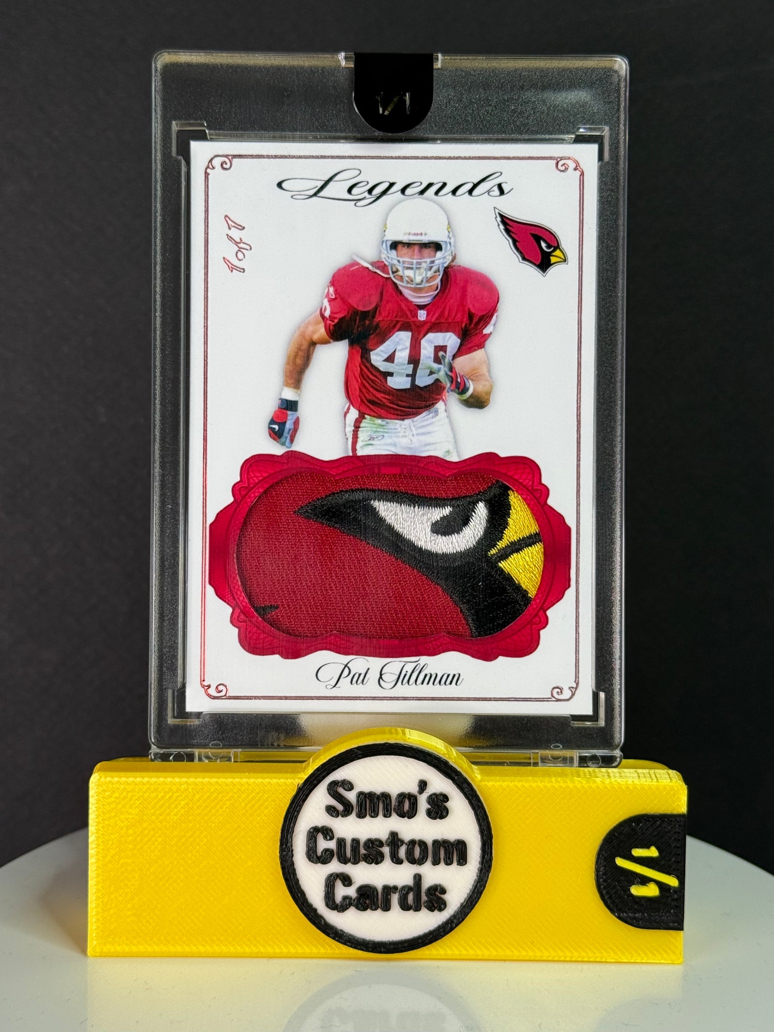 Pat Tillman Legends Ruby Cardinals Patch 1/1