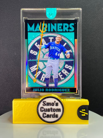 Julio Rodriguez 1985 Throwback Trident Mariners Patch 1/1