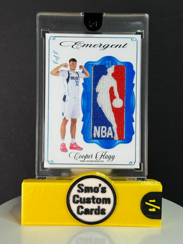 Cooper Flagg Emergent Sapphire NBA Logoman Patch 1/1