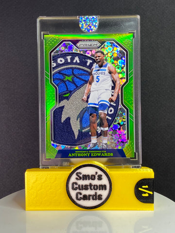 Anthony Edwards Lime Green Dunk Celebration Timberwolves Patch 1/1