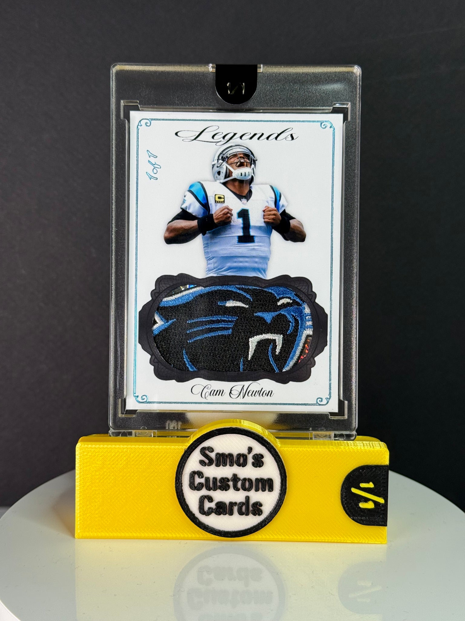 Cam Newton Legends Superman Celly Panthers Patch 1/1