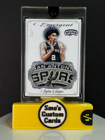 Dylan Harper Emergent Silver San Antonio Spurs Patch 1/1