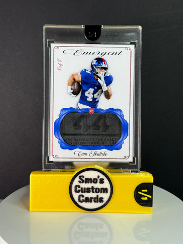 Cam Skattebo Emergent Laundry Tag 44 Patch 1/1