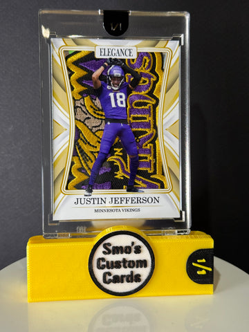Justin Jefferson Elegance Vikings Patch 1/1