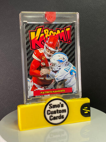 Patrick Mahomes Helmet Shattering KABOOM 1/1!