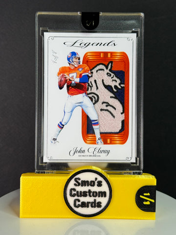 John Elway Legends Orange Throwback Broncos Patch 1/1