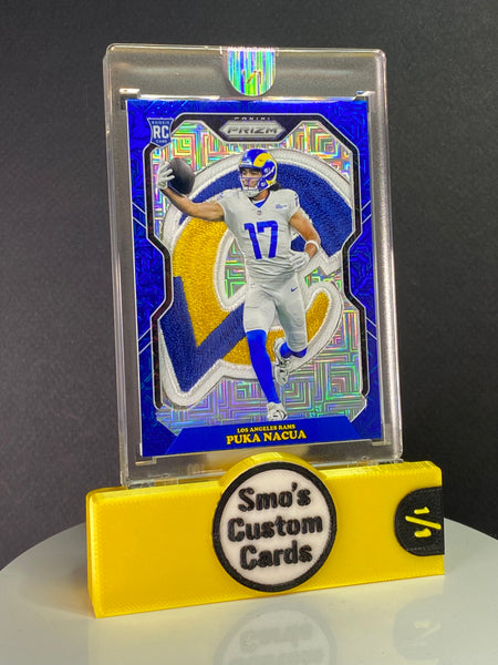 Puja Nacua Blue Mojo RC LA Rams Patch 1/1