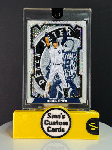 Derek Jeter White Sparkle Celebration The Captain Patch 1/1