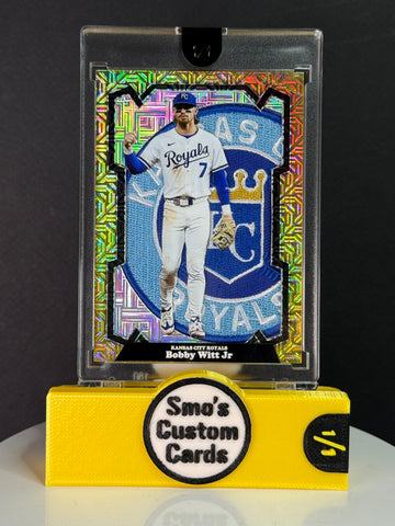 Bobby Witt Gold Mojo Kansas City Royals Patch 1/1