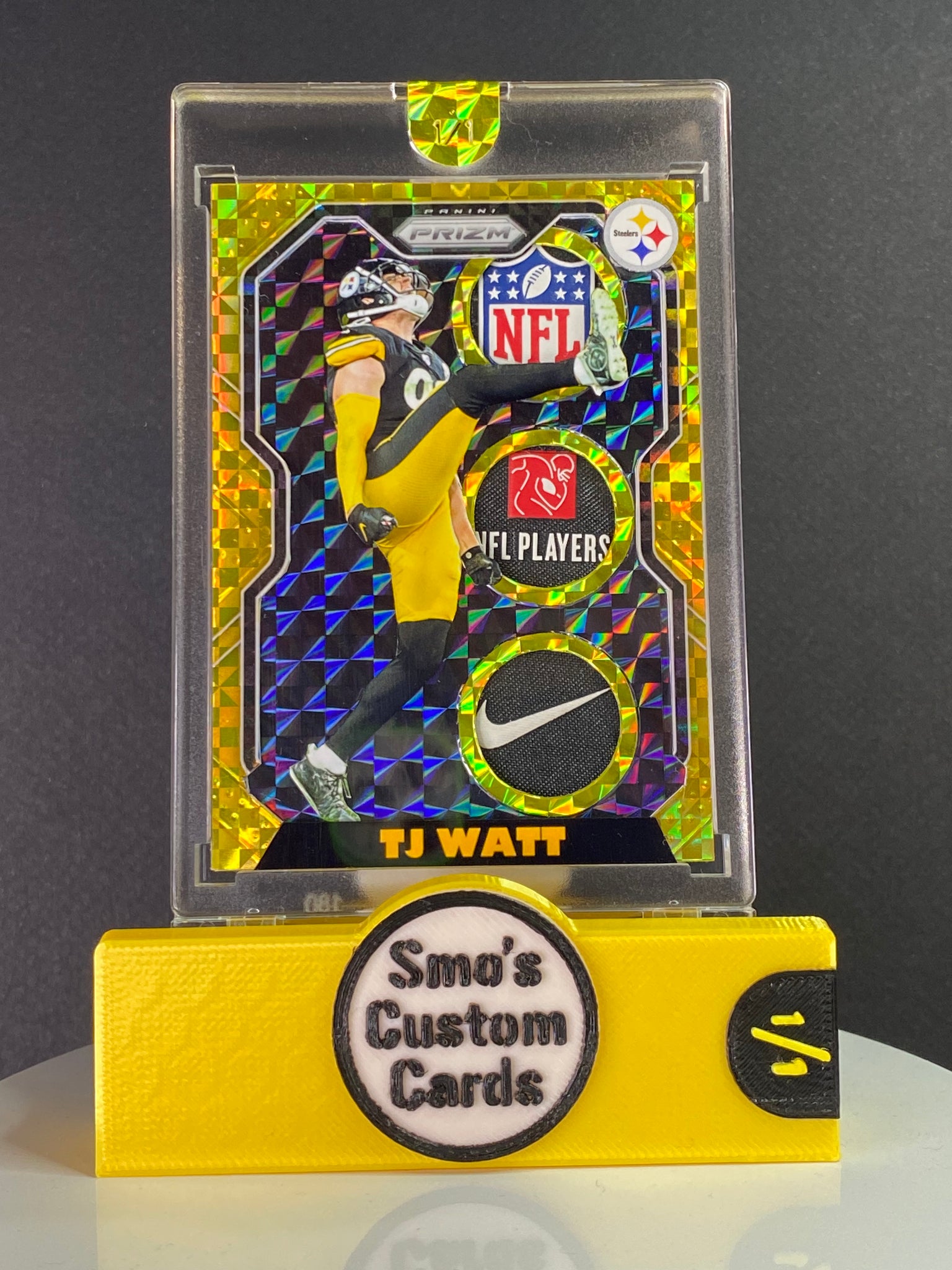 TJ Watt Gold Power Triple Patch 1/1