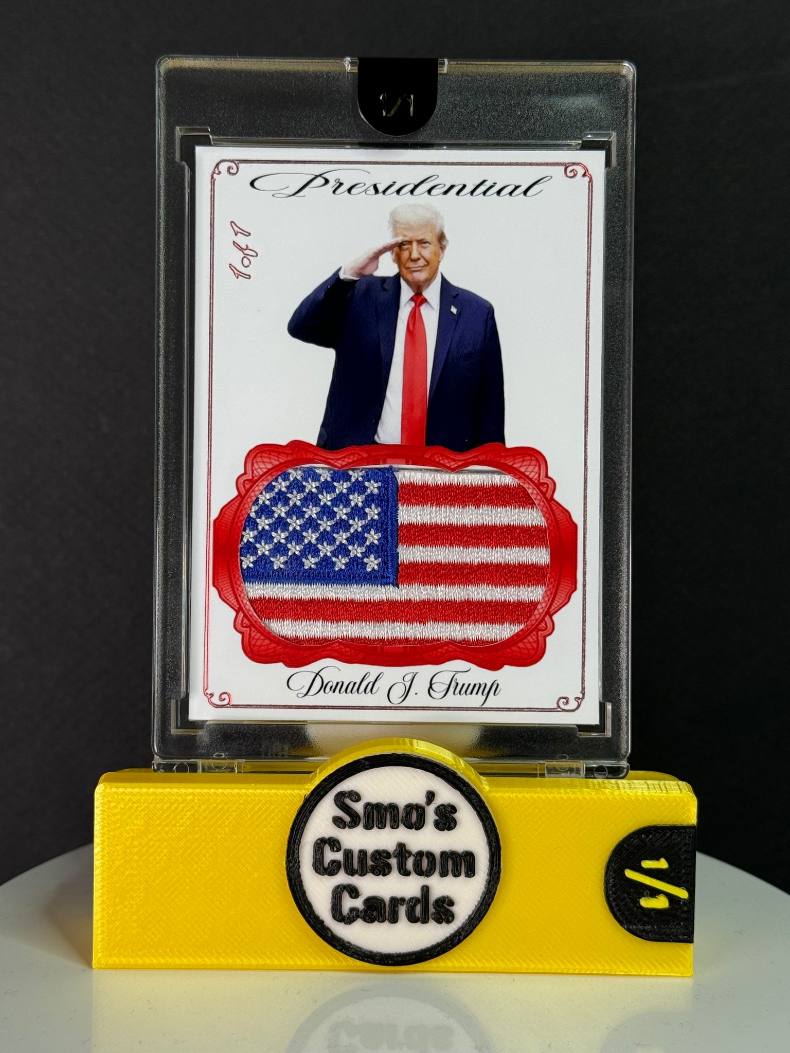 Donald J. Trump Presidential American Flag Patch 1/1