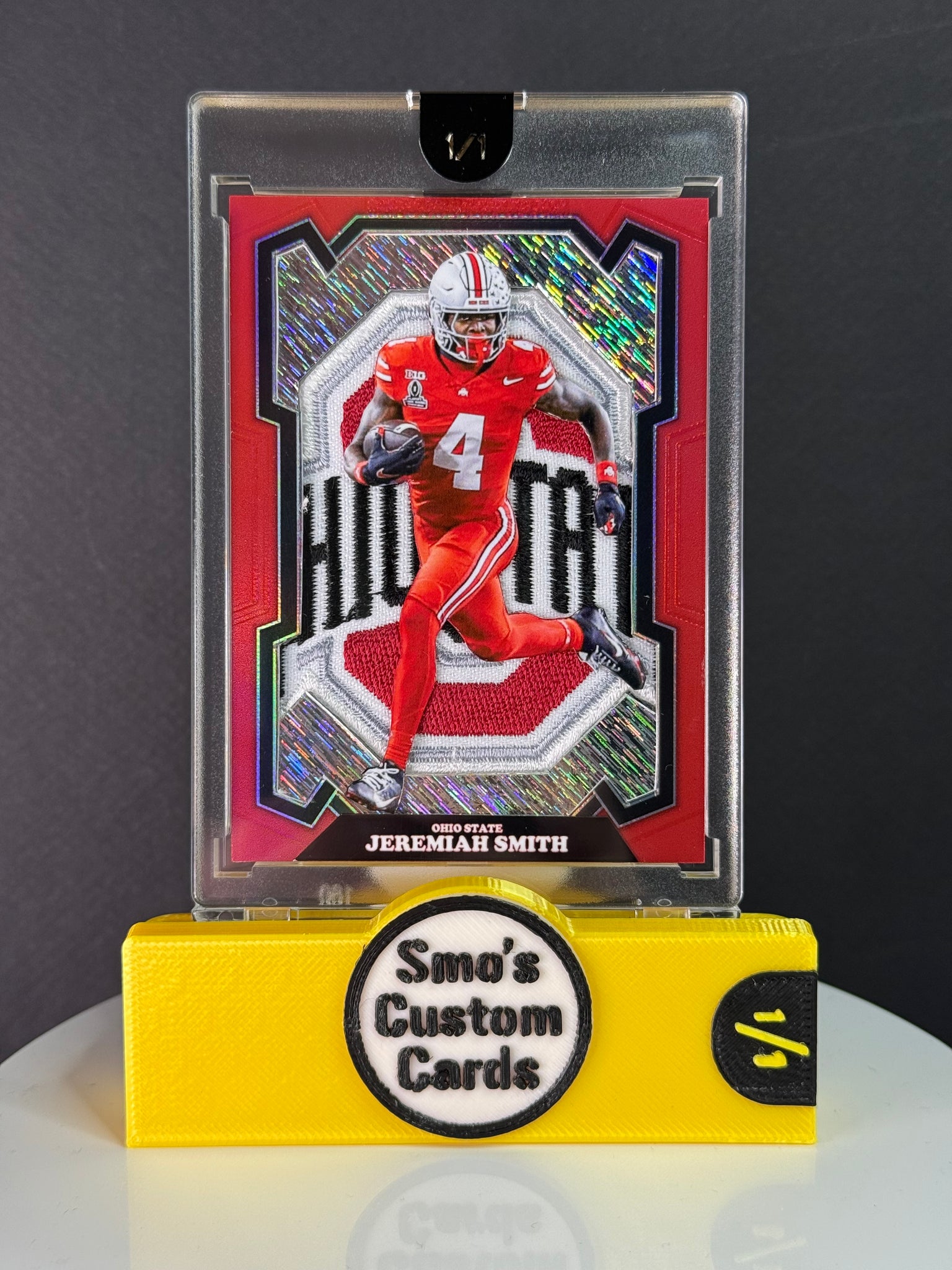 Jeremiah Smith Red Ohio State Patch 1/1