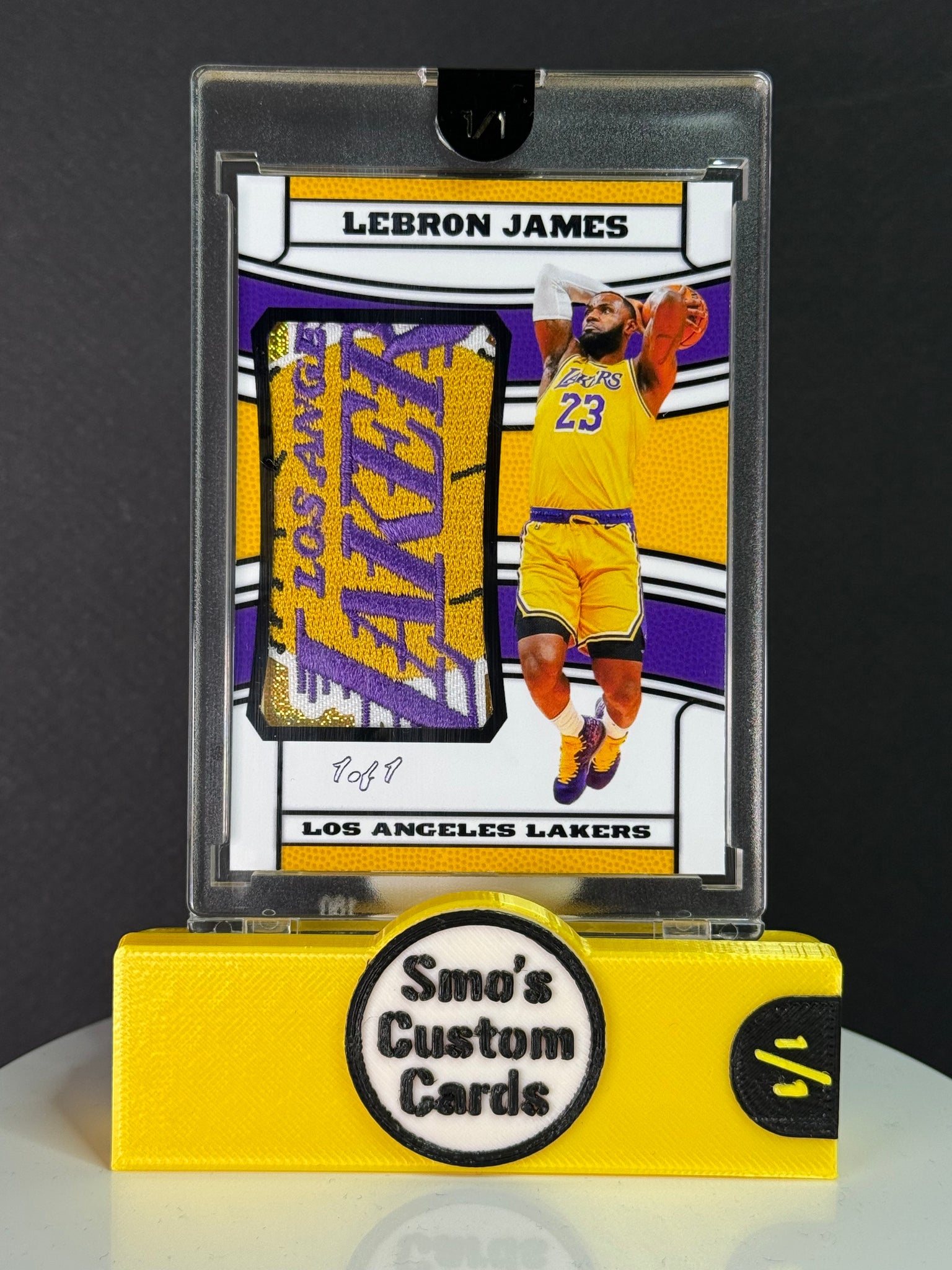 Lebron James Dunk LA Lakers Patch 1/1