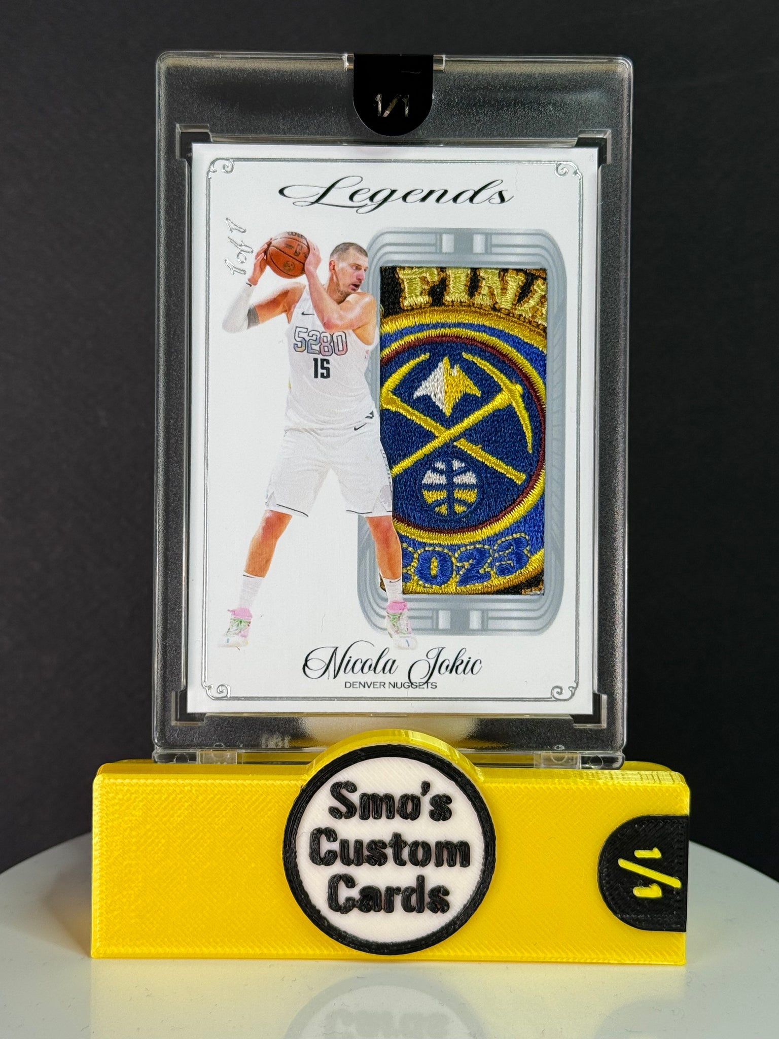Nicola Jokic Legends Silver Denver Nuggets Patch 1/1