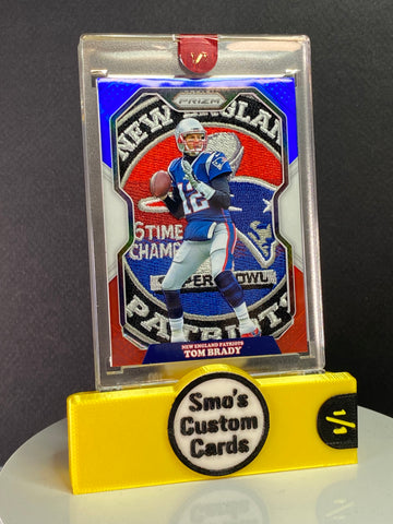Tom Brady RWB 6-Time Patriots Super Bowl Champion Patch 1/1