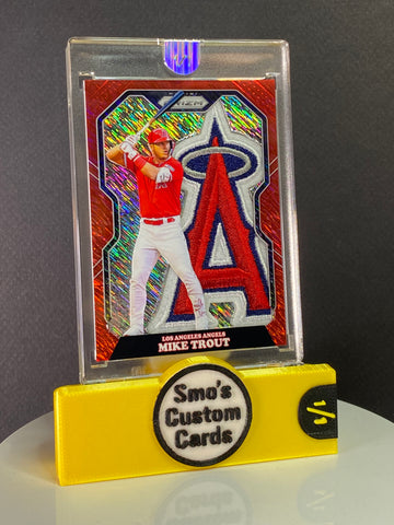 Mike Trout Red Shimmer Angels Patch 1/1