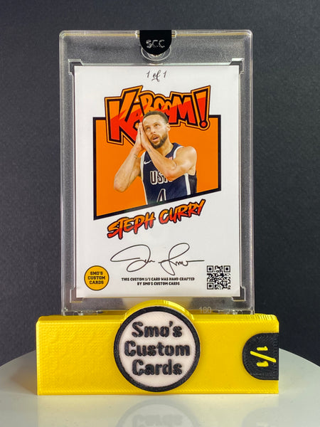 Steph Curry 3pt Shot Over Wemby USA Basketball Gold KABOOM 1/1