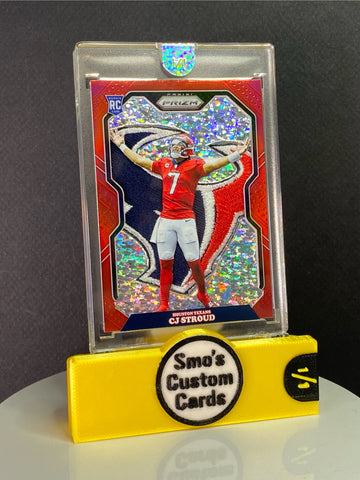 CJ Stroud Red Holo RC Texans Patch 1/1