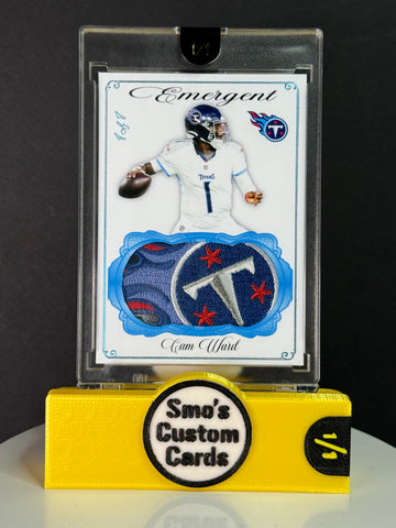 Cam Ward Emergent Blue Titans Patch 1/1