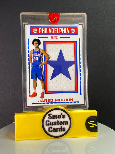 Jared McCain Philadelphia 76ers Jersey Star Patch 1/1