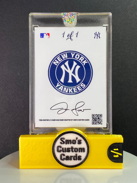 Anthony Volpe Prizm White Sparkle Dual New York Yankees Patch 1/1