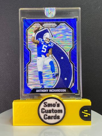 Anthony Richardson Prizm Blue AR15 TD Spike Colts Patch 1/1