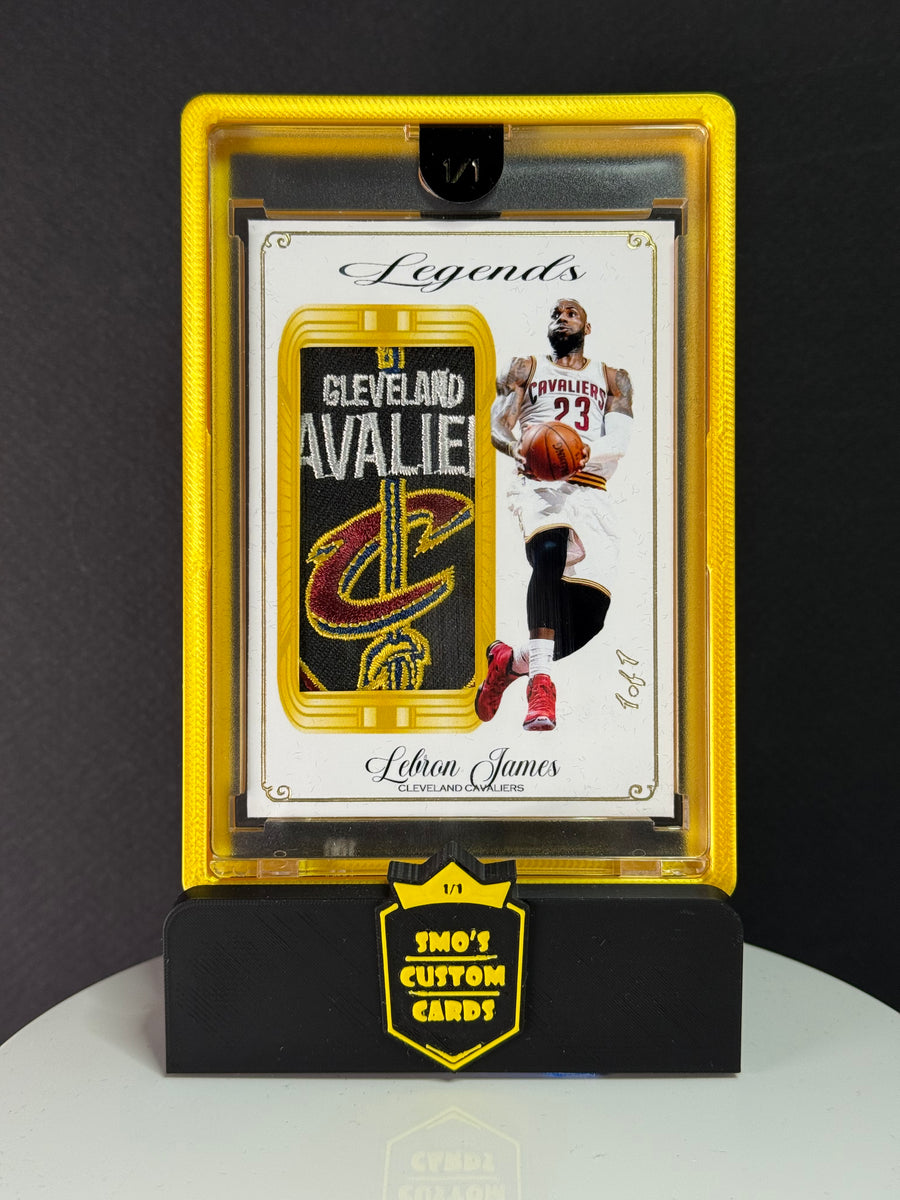 Lebron James Legends Cleveland Cavaliers Patch 1/1 – Smo's Custom Cards