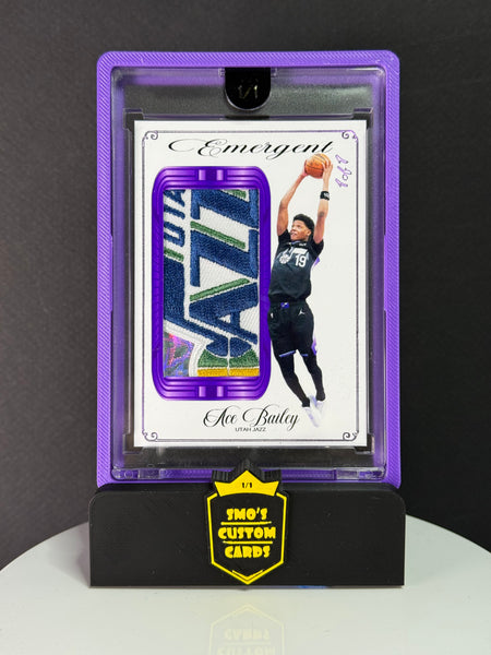 Ace Bailey Emergent Emergent Utah Jazz Patch 1/1