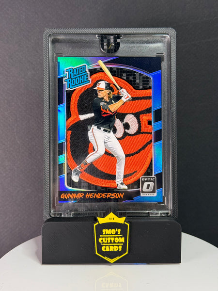 Gunnar Henderson Optic Black Rated Rookie Baltimore Orioles Patch 1/1