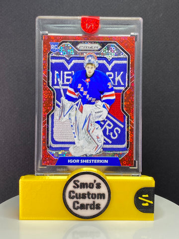 Igor Shesterkin Prizm Red Disco Rangers Patch 1/1