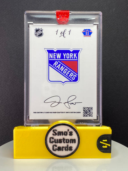 Mark Messier Prizm Blue Disco Stanley Cup Rangers Patch 1/1