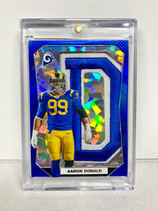 Aaron Donald Cracked Ice Letterman Custom 1/1