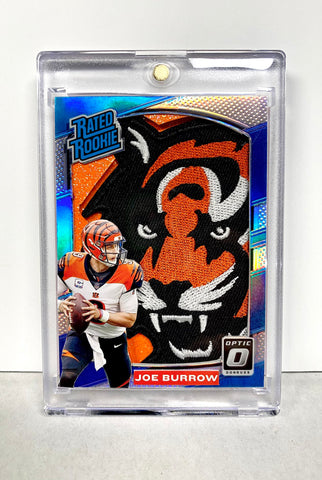 Joe Burrow Bengals Team Patch Rated Rookie 1/1