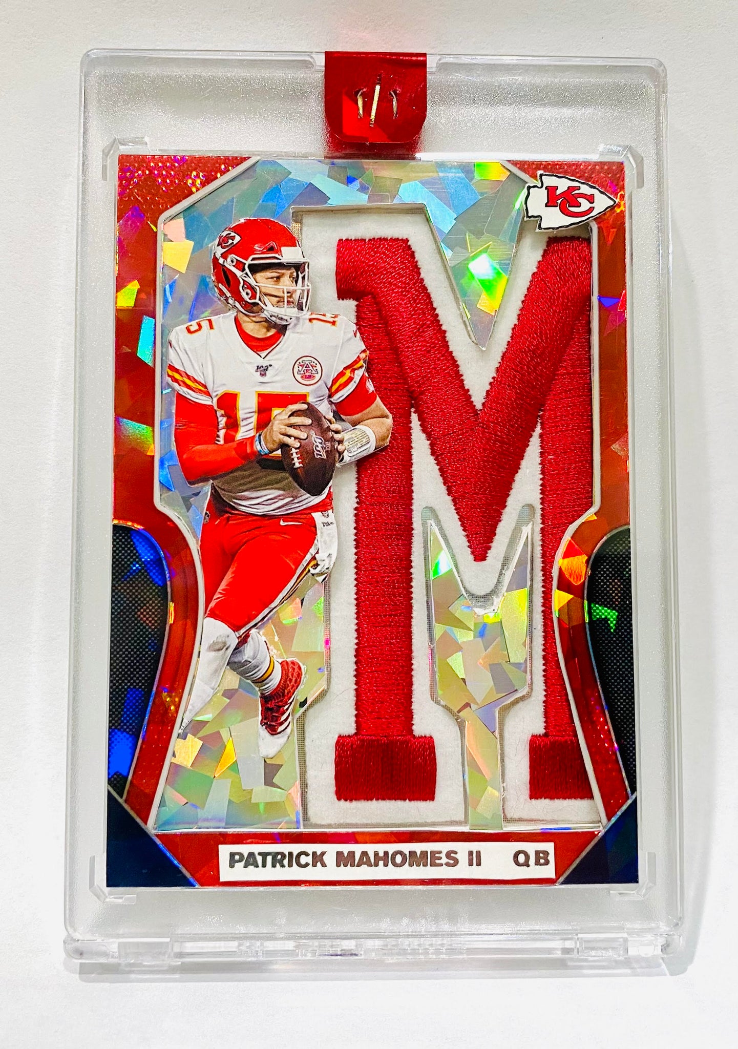 Patrick Mahomes Ice Ice Baby Letterman Custom 1/1