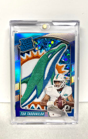 Tua Tagovailoa Rated Rookie Blue Legend Team Patch 1/1