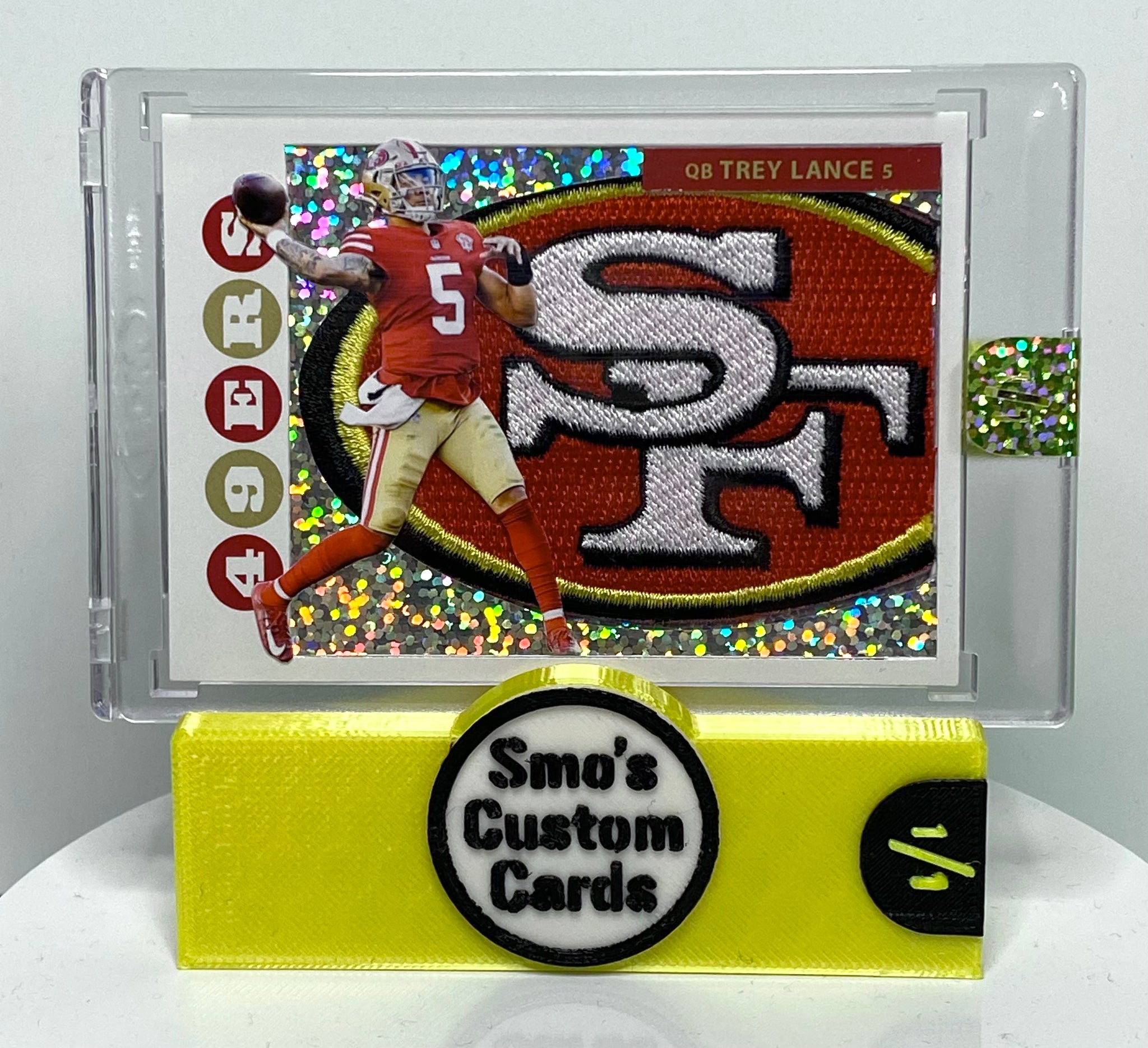 Trey Lance 2008 Topps Throwback 49ers Patch 1/1