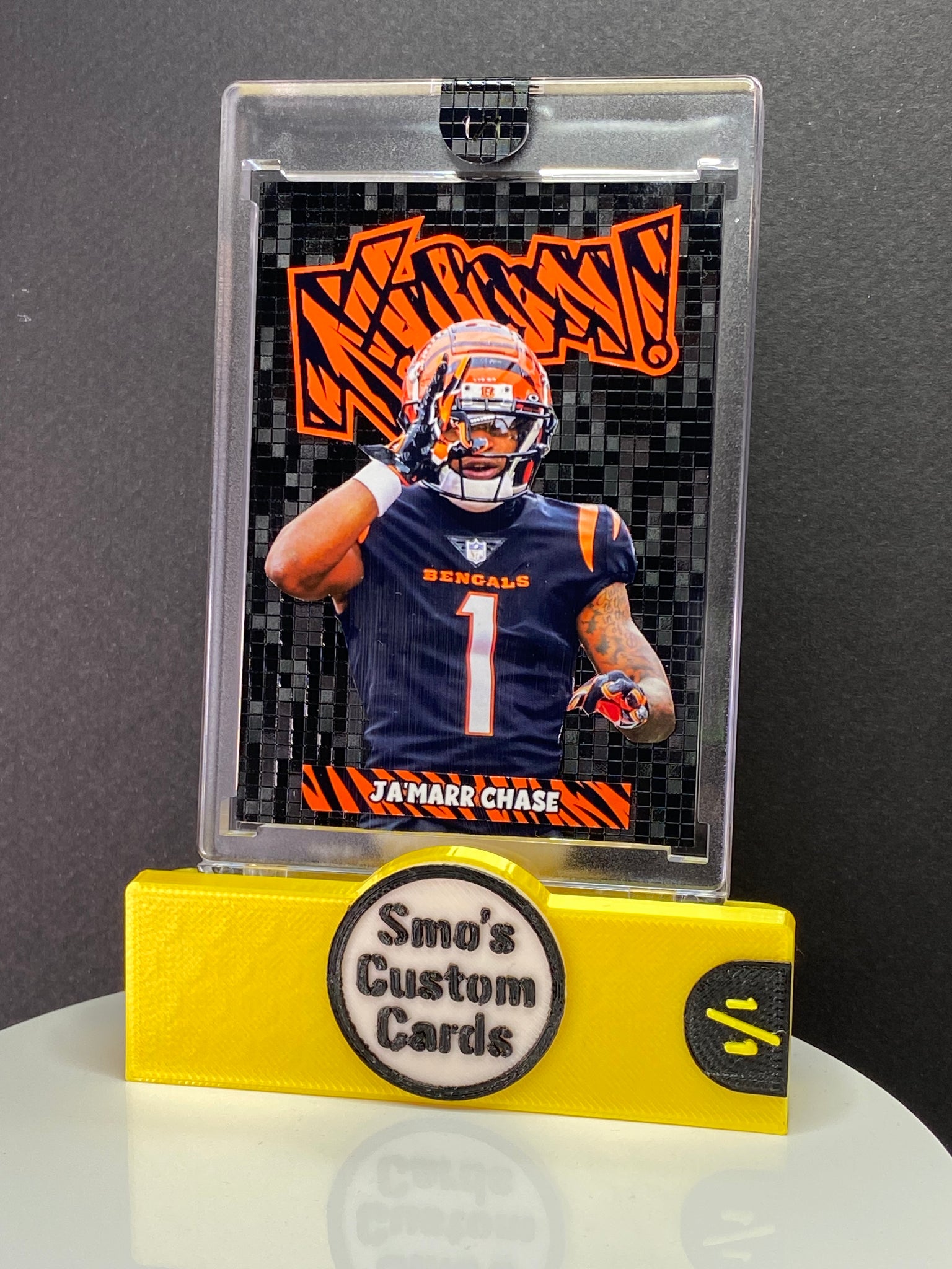 Ja’Marr Chase Bengals Tiger Stripe KABOOM! 1/1